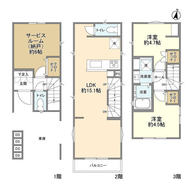 Kolet小岩#07の間取り