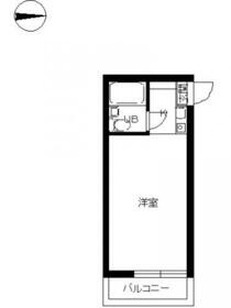 スカイコート新宿の間取り