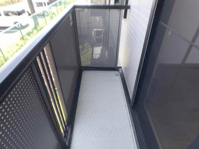 12/24 バルコニー