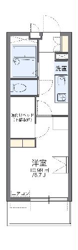 東伊場の完工年月(2008年10月)築の賃貸マンションの間取り
