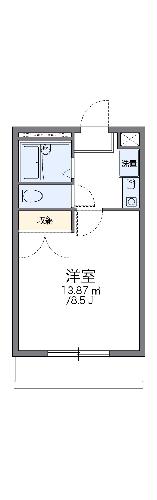 レオパレスサクセスⅠの間取り