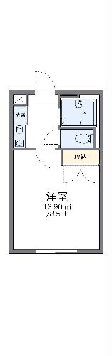 レオパレスプリムローズの間取り