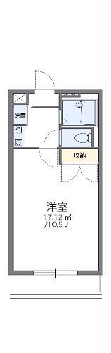 レオパレスひたち野の間取り