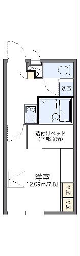 レオパレスルミエールKOGAの間取り