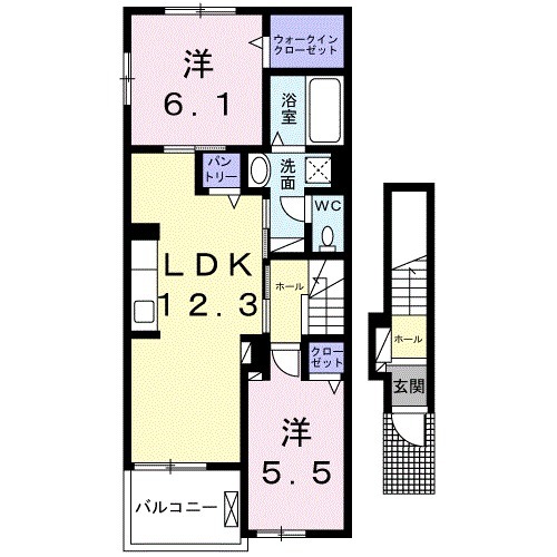 プロムナードⅡの間取り