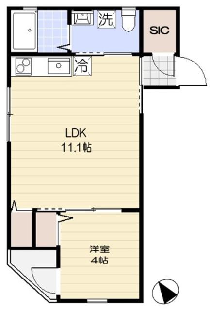 センツォ目黒不動前の間取り