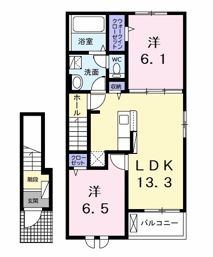 アルソーレの間取り