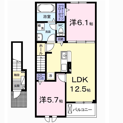 アルコパレーノⅠの間取り
