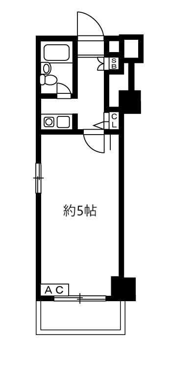 ライオンズマンション大森本町第2・408号室の間取り
