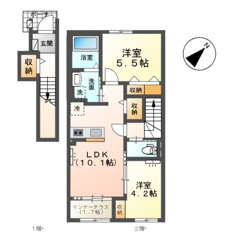 シュリールY・Kの間取り