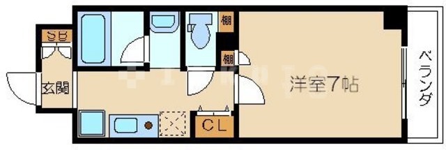 ラナップスクエア東梅田の間取り