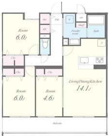 KYOTO HILLS奥之院の間取り