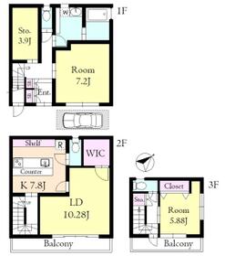早宮4丁目戸建の間取り