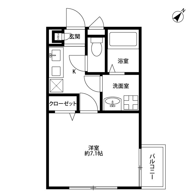 アムール グリーンの間取り