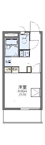 レオパレスウイング城南の間取り