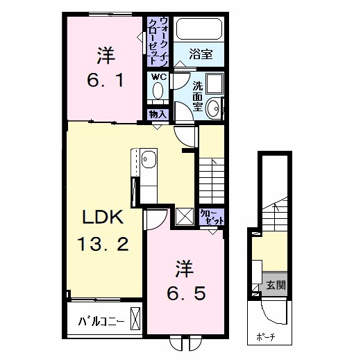 クラヴィーアⅡの間取り