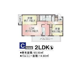 第8レジデンスオクノ藤が丘の間取り
