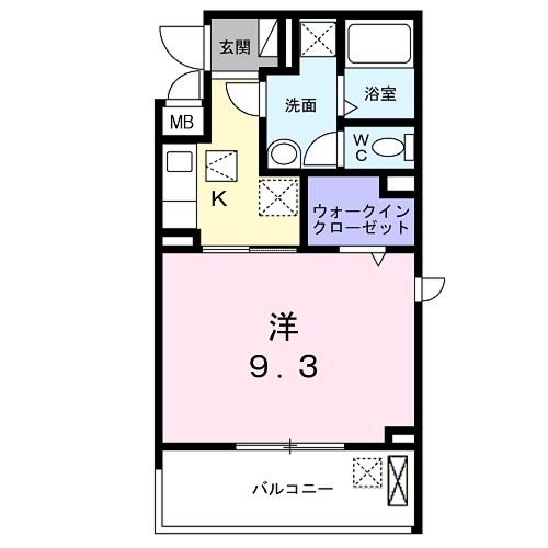 第2シャトー小倉の間取り