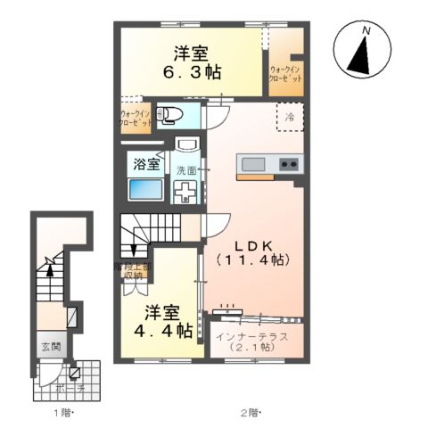 プレシャスⅡの間取り