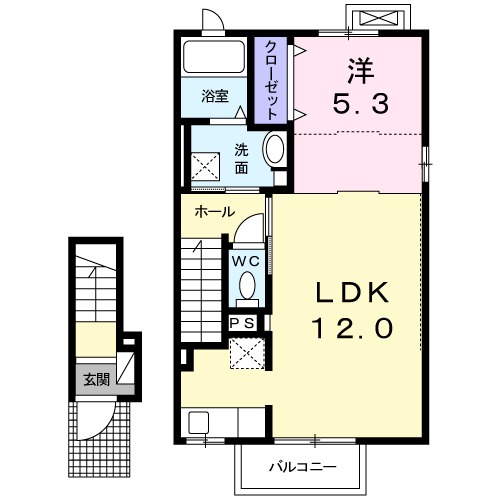 コンフォートCの間取り