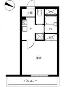 スカイコート日本橋浜町の間取り