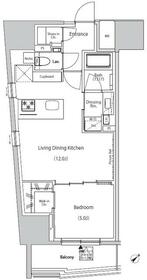 ザ・パークハビオ市ヶ谷ウエストの間取り