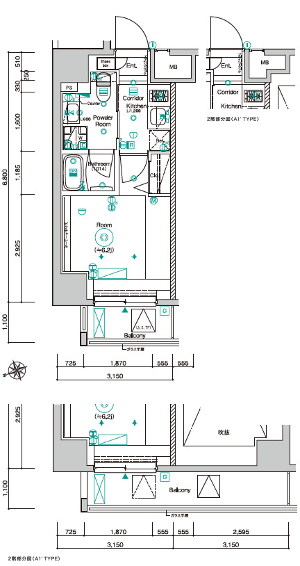 SYFORME NISHI-OIの間取り