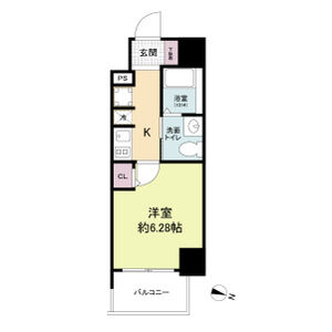 Metrosa弁天町の間取り