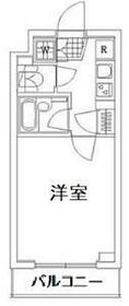 ルーブル早稲田弐番館・403号室の間取り