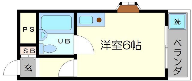 三恵十三東ハイツの間取り