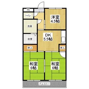 アバンハウスⅠの間取り