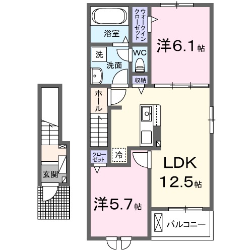 メルヴェーユ Ⅳの間取り