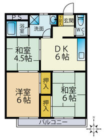 リバーサイド荒津の間取り