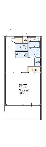 レオパレスGOLDの間取り