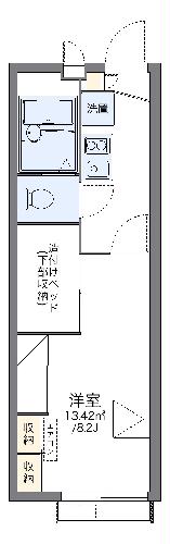レオパレス三本松ヒルズの間取り