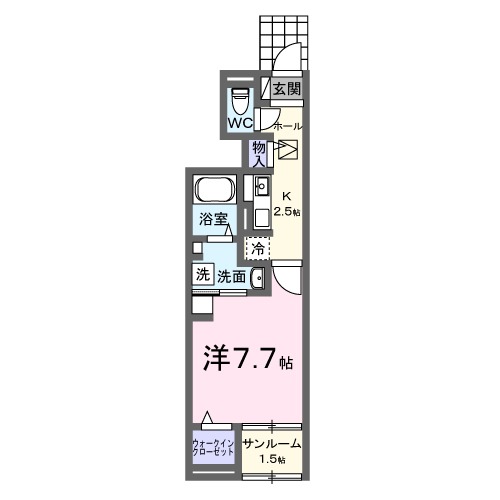 シュタットBの間取り