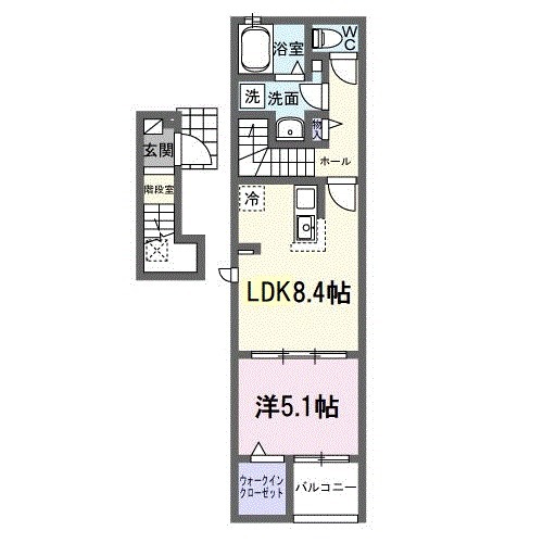 シュタットBの間取り