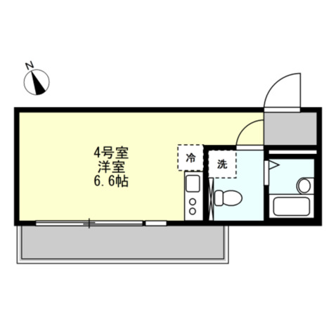 ベイルーム横浜鶴見Ⅱの間取り
