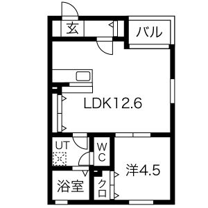 NAGOYA the CASTLE Nの間取り