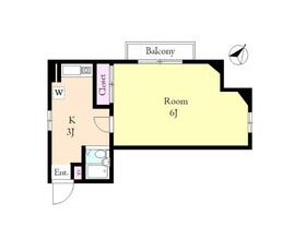 メゾンフクダパートⅠの間取り