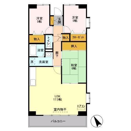 エスポワール八千代の間取り