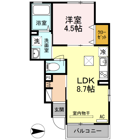 ブランシュ品川の間取り