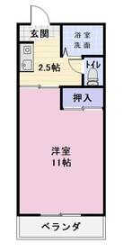 エブリワン西棟の間取り