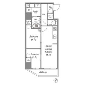 GRAN PASEO浅草Ⅱの間取り