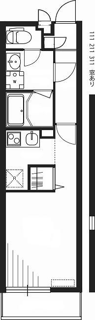 リブリ・アドバンス鶴見Ⅱの間取り
