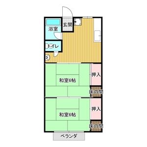 シティハイムヤナギハラの間取り