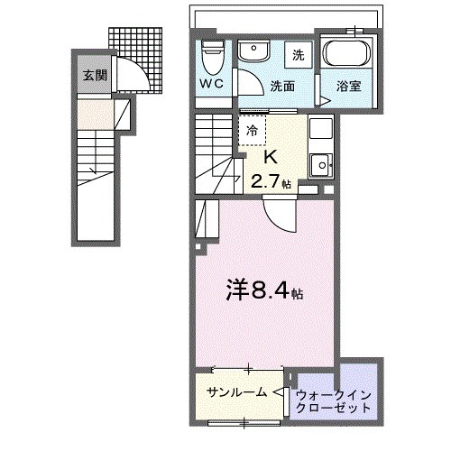 YS BASE 三つの木の間取り
