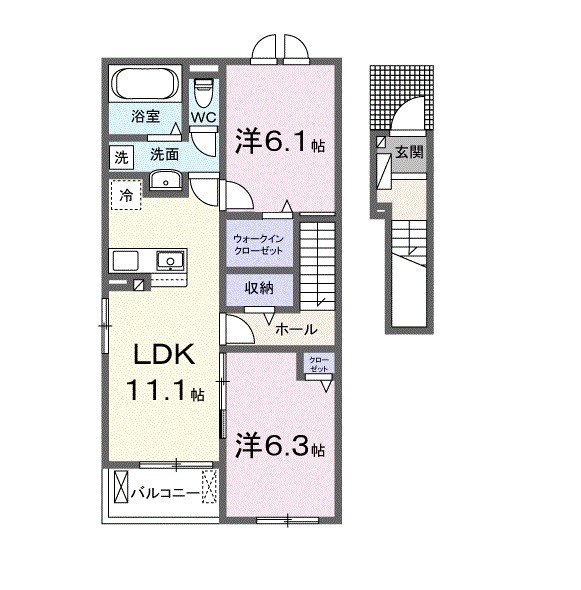 ヴァルトハイムの間取り