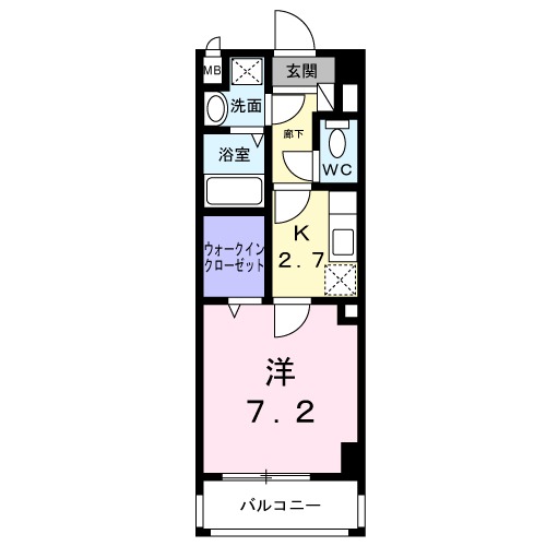 M’sファミーユ泉崎の間取り