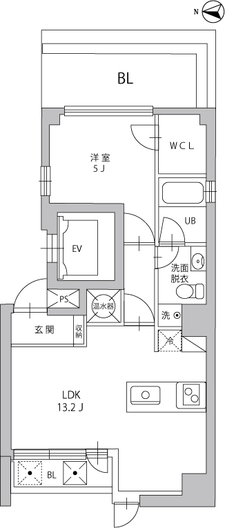 ルーチェ高輪の間取り
